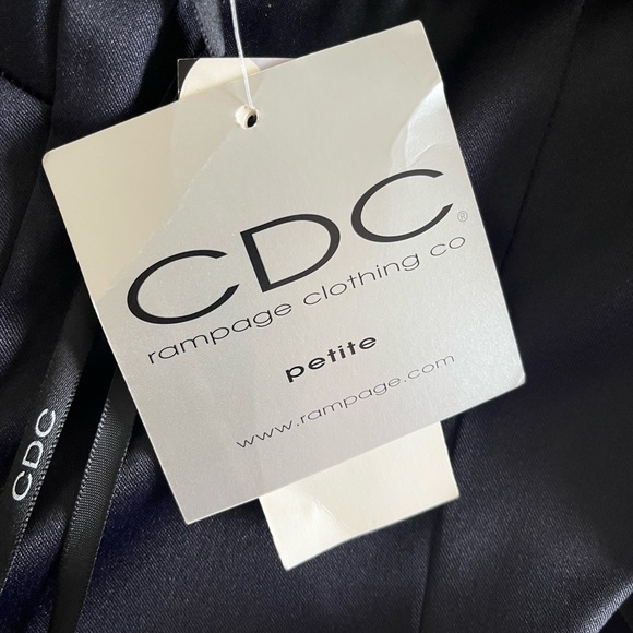 NWT CDC Petites Navy Gown size 8 - Picture 5 of 7